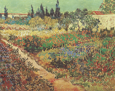 Flowering Garden with Path (nn04)